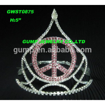 Strass Frieden Tiaras und Kronen